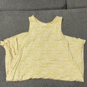 Mustard striped tank summer dress